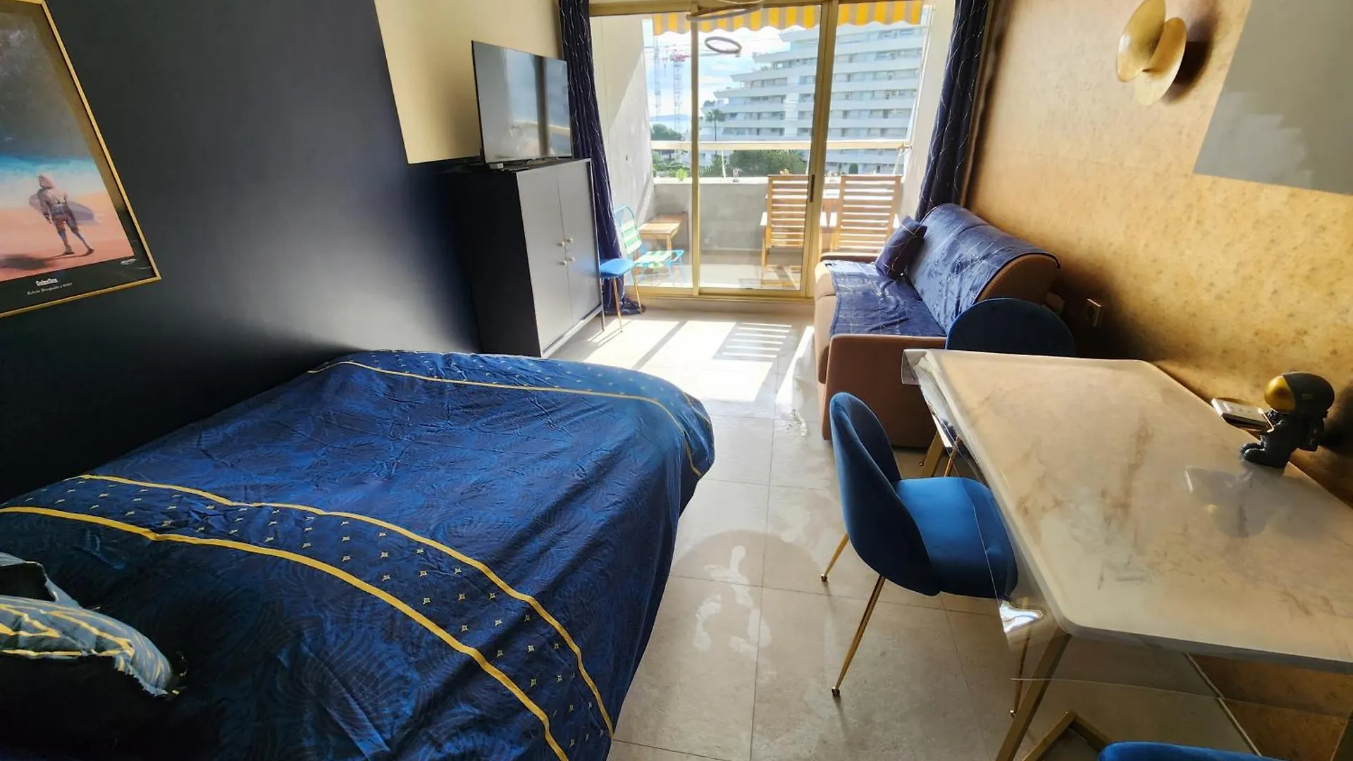 Appartement L'Astronaute - Balcon Vue Mer - Clim - Place Parking Privee - Marina Baie Des Anges Villeneuve-Loubet