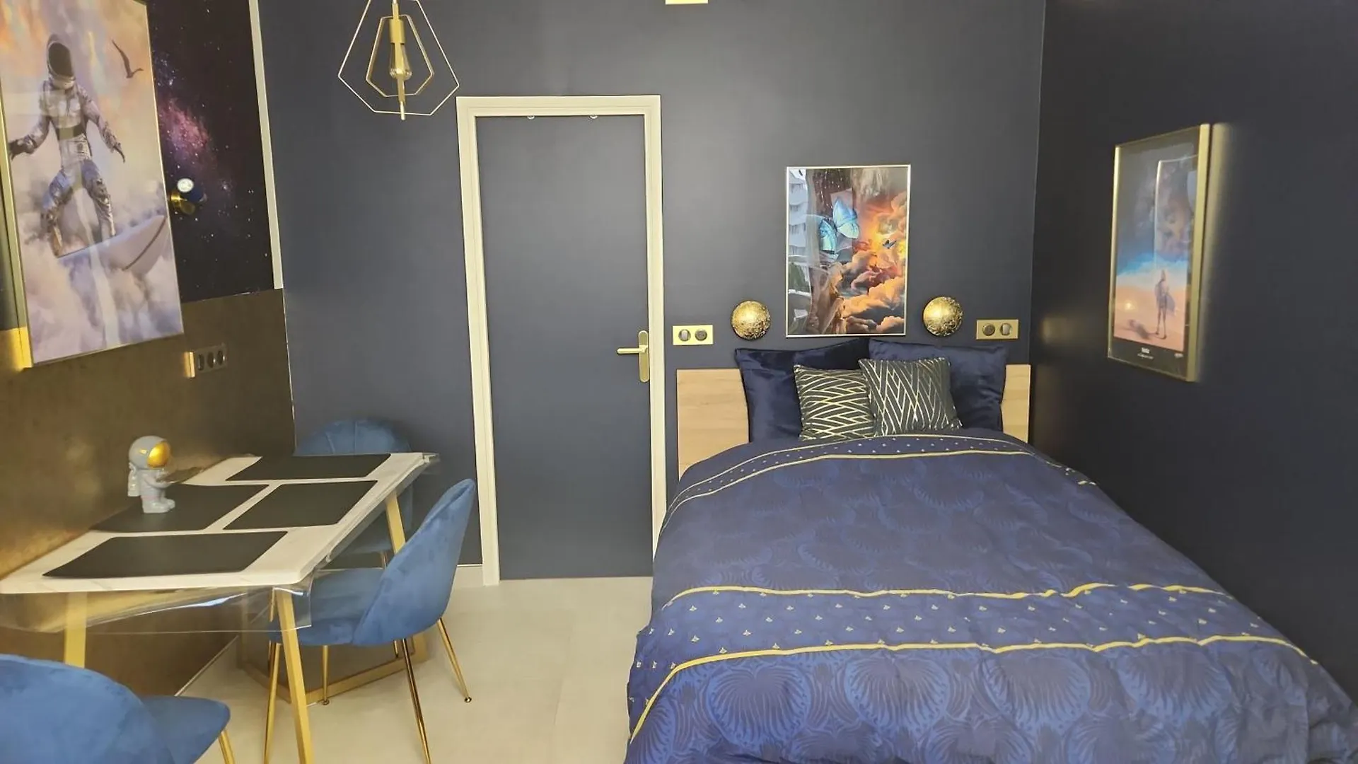 L'Astronaute - Balcon Vue Mer - Clim - Place Parking Privee - Marina Baie Des Anges Villeneuve-Loubet Appartement