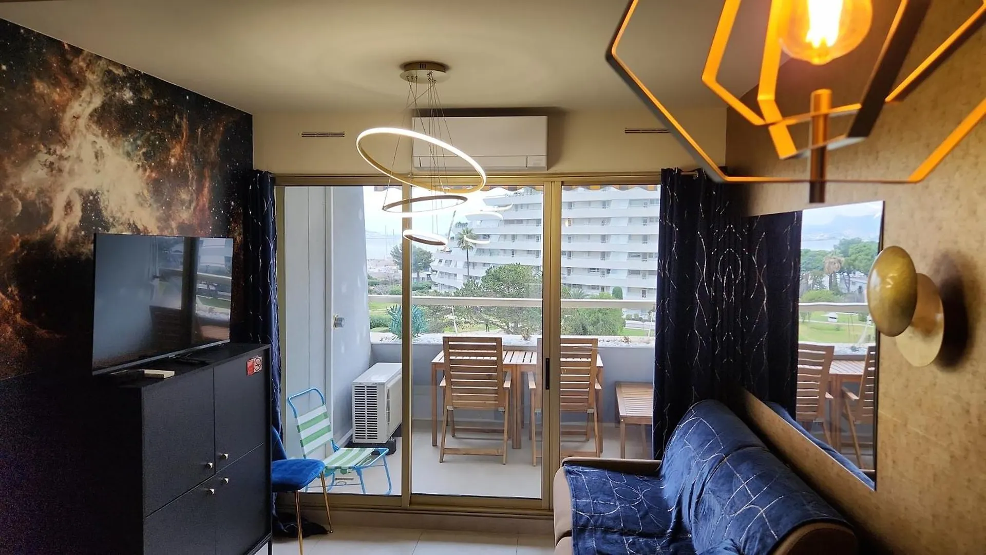 Apartmán L'Astronaute - Balcon Vue Mer - Clim - Place Parking Privee - Marina Baie Des Anges Villeneuve-Loubet